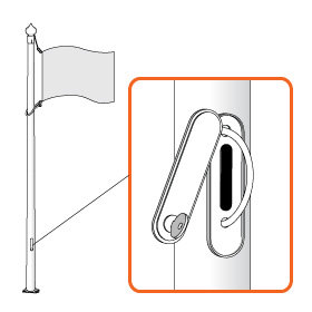 Flagpole LOCK SYSTEM