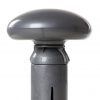 Flagpole cap set  Grey mushroom