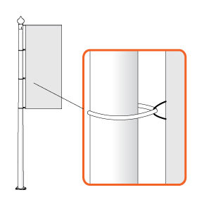 Flagpole BANNER BAR system